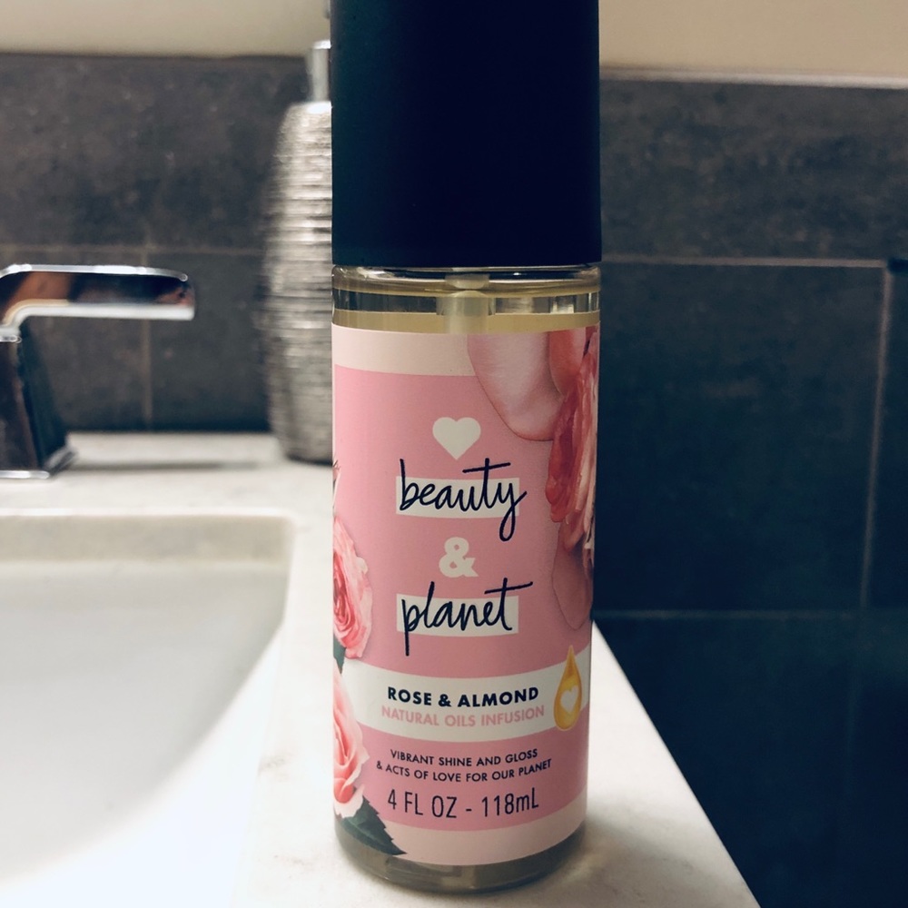 Beauty & Planet Rose and Almond Hair Oil